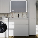 Style Line Мебель для ванной Марелла 80 Люкс Plus антискрейтч белая матовая